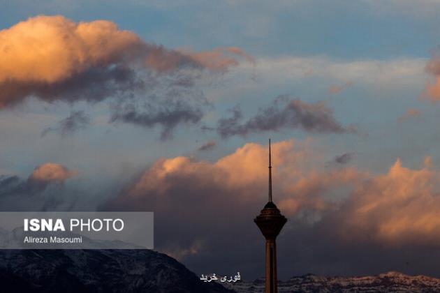 کاهش دمای هوای تهران از فردا